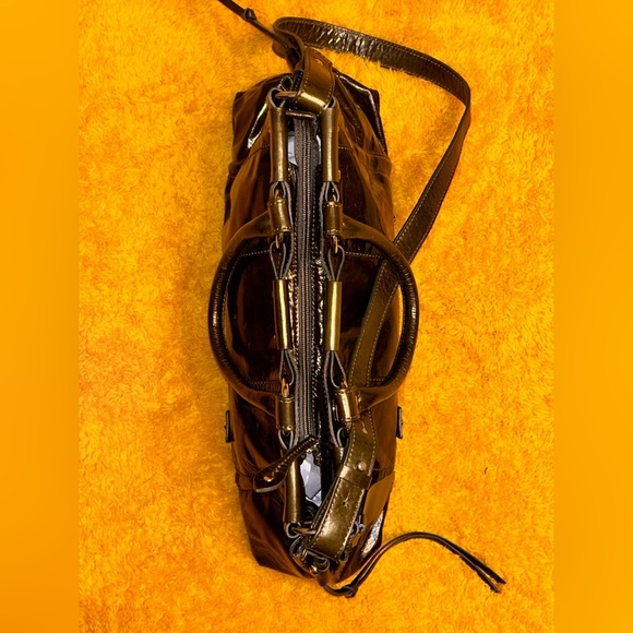 NWT Francesco Biasia Genuine Leather Satchel - Picture 7 of 12